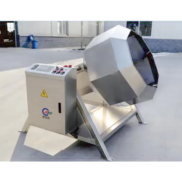 Práctica automática de acero inoxidable snack línea de producción de alimentos - Línea de producción de fritura de cinturón de malla - foodmachtech